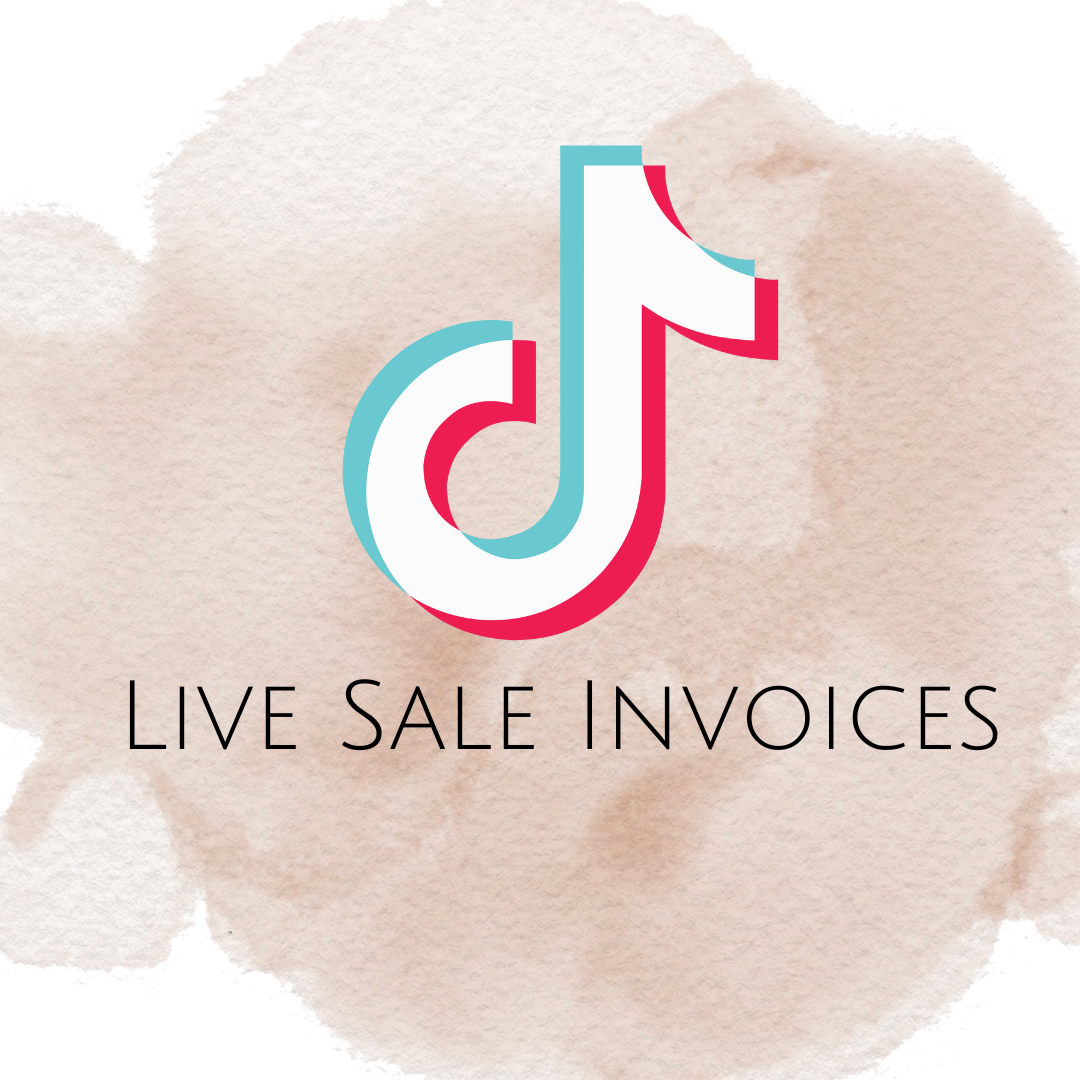 Tik Tok Live Sale Invoices