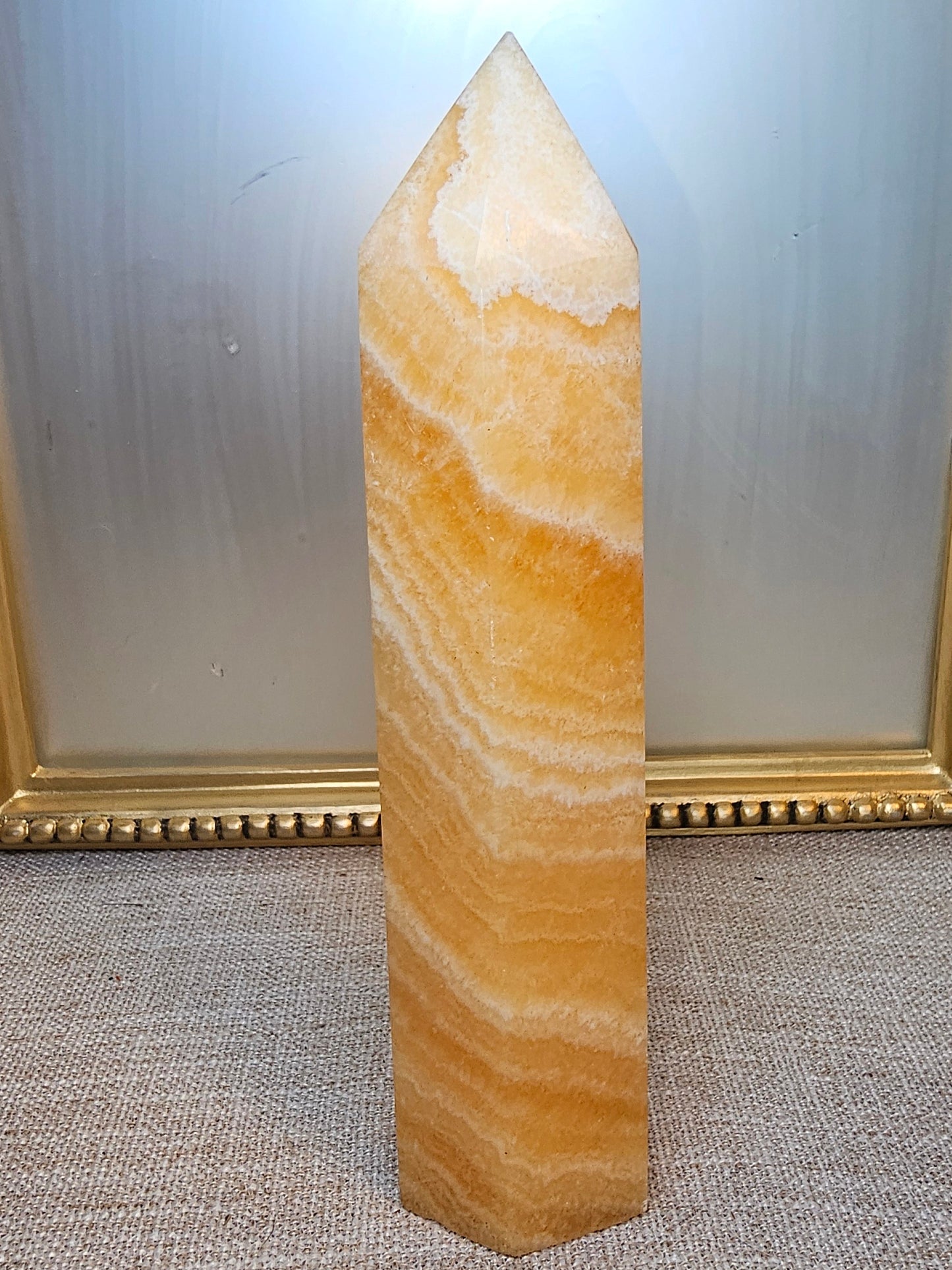 Orange Calcite Tower