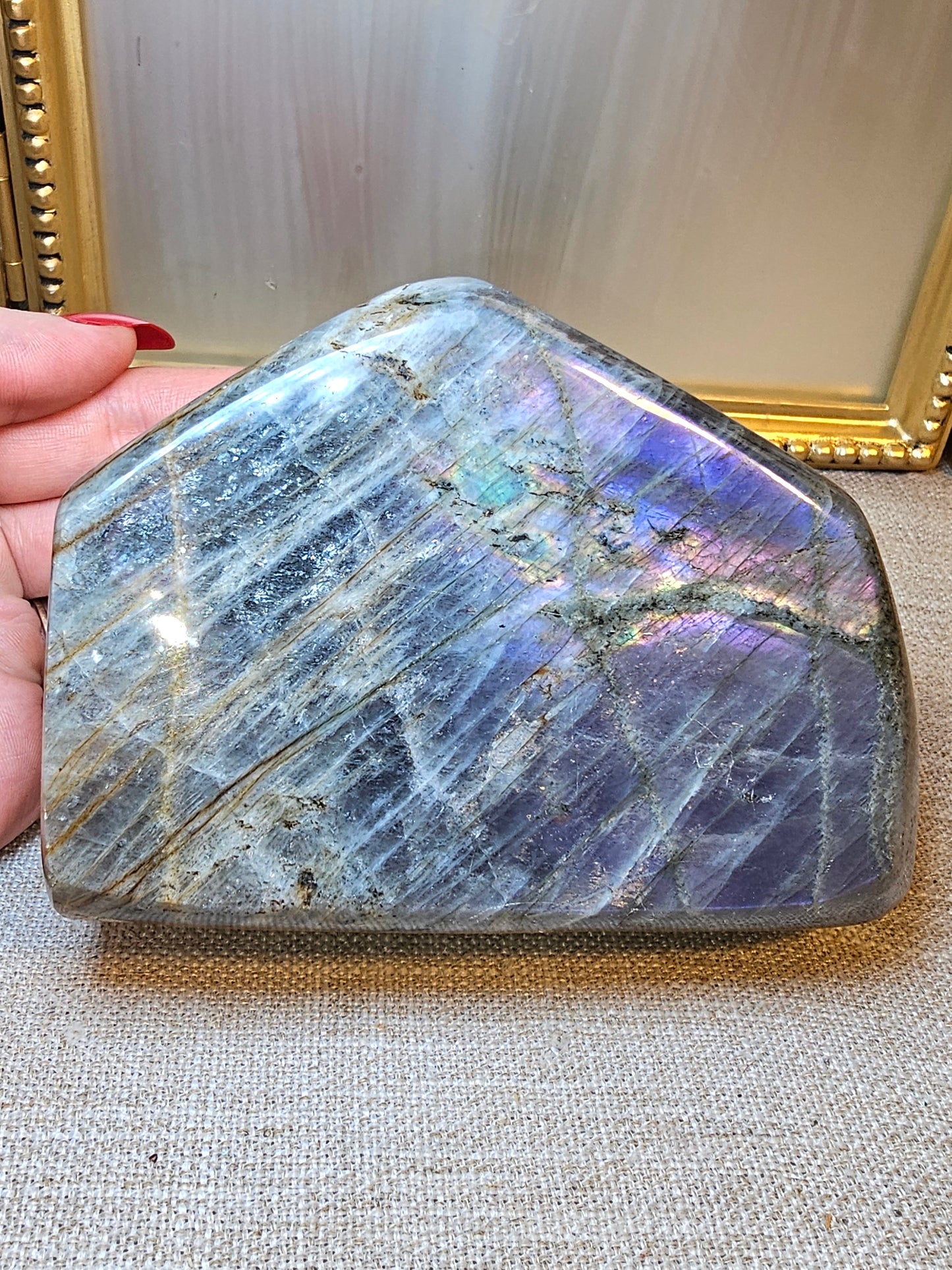 Sunset labradorite Free form