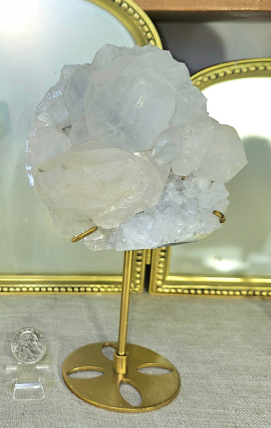 Diamond calcite with quartz