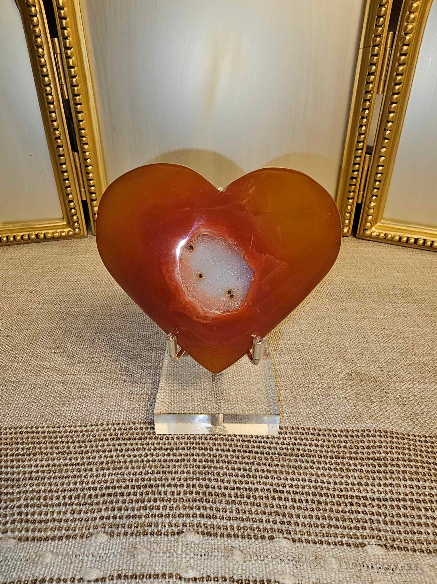 Medium Carnelian Heart