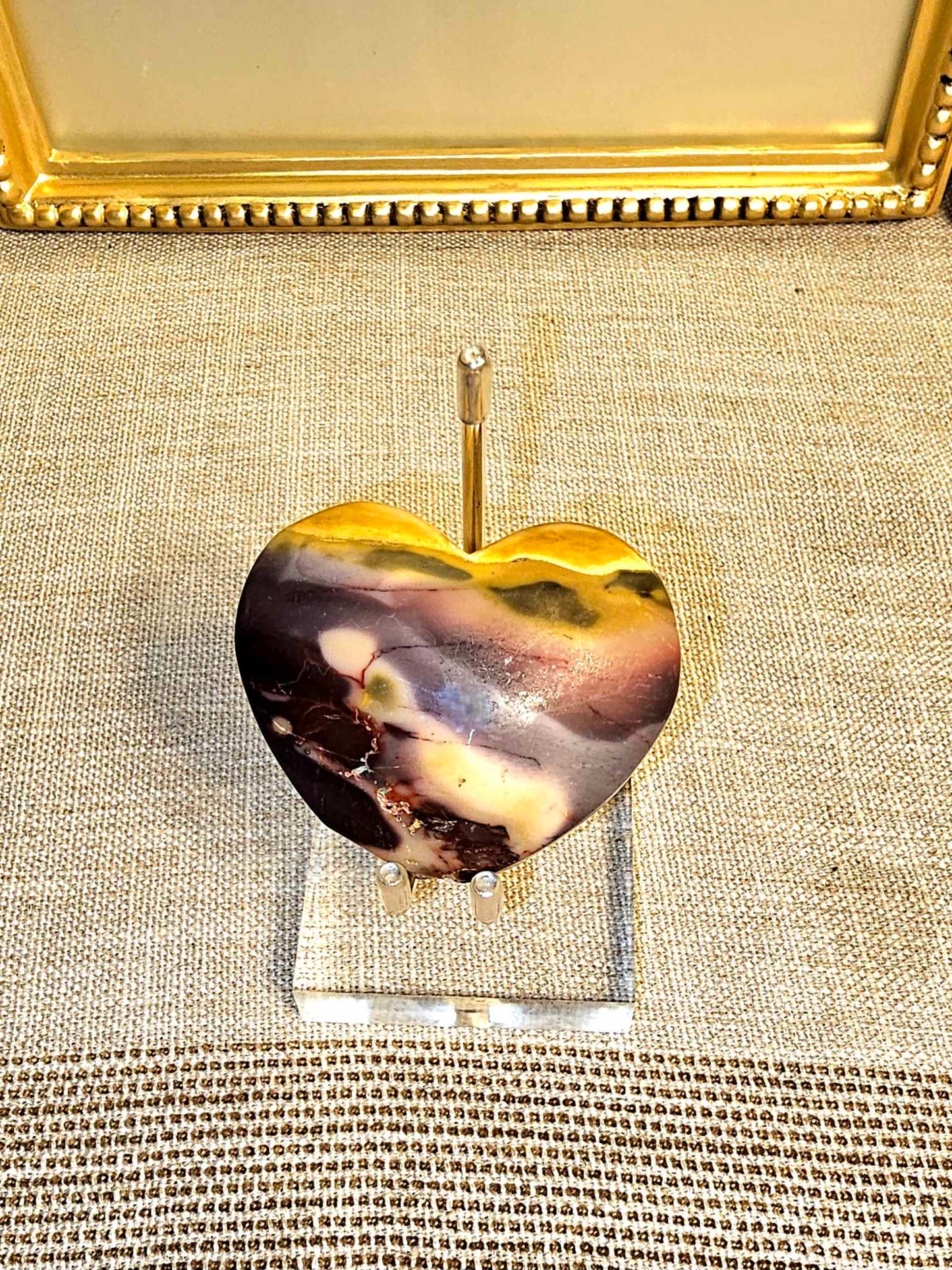 Mookite Jasper Hearts