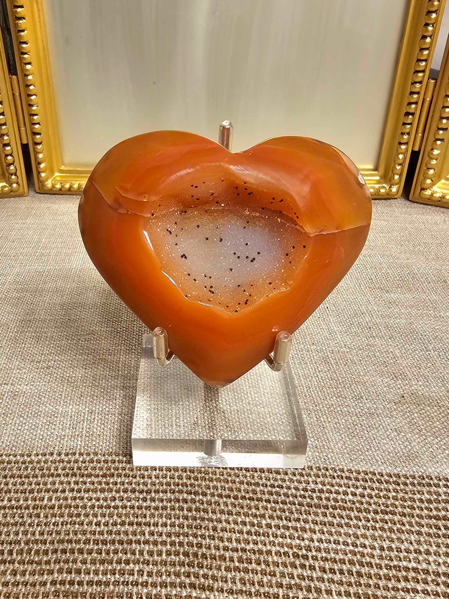 Small Carnelian Heart