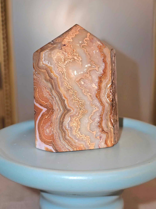 Crazy Lace Agate Tower