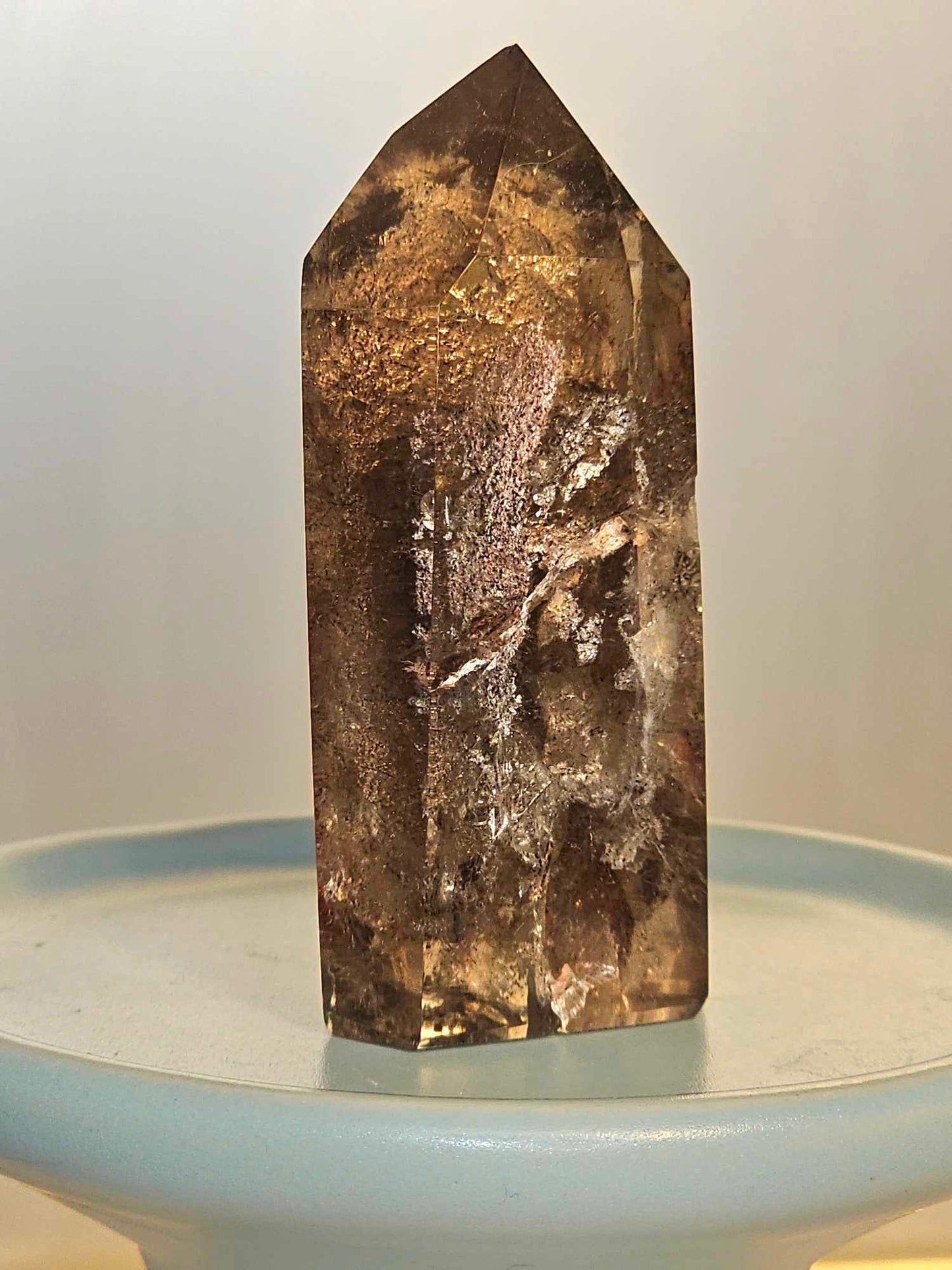 Smoky Garden Quartz Tower