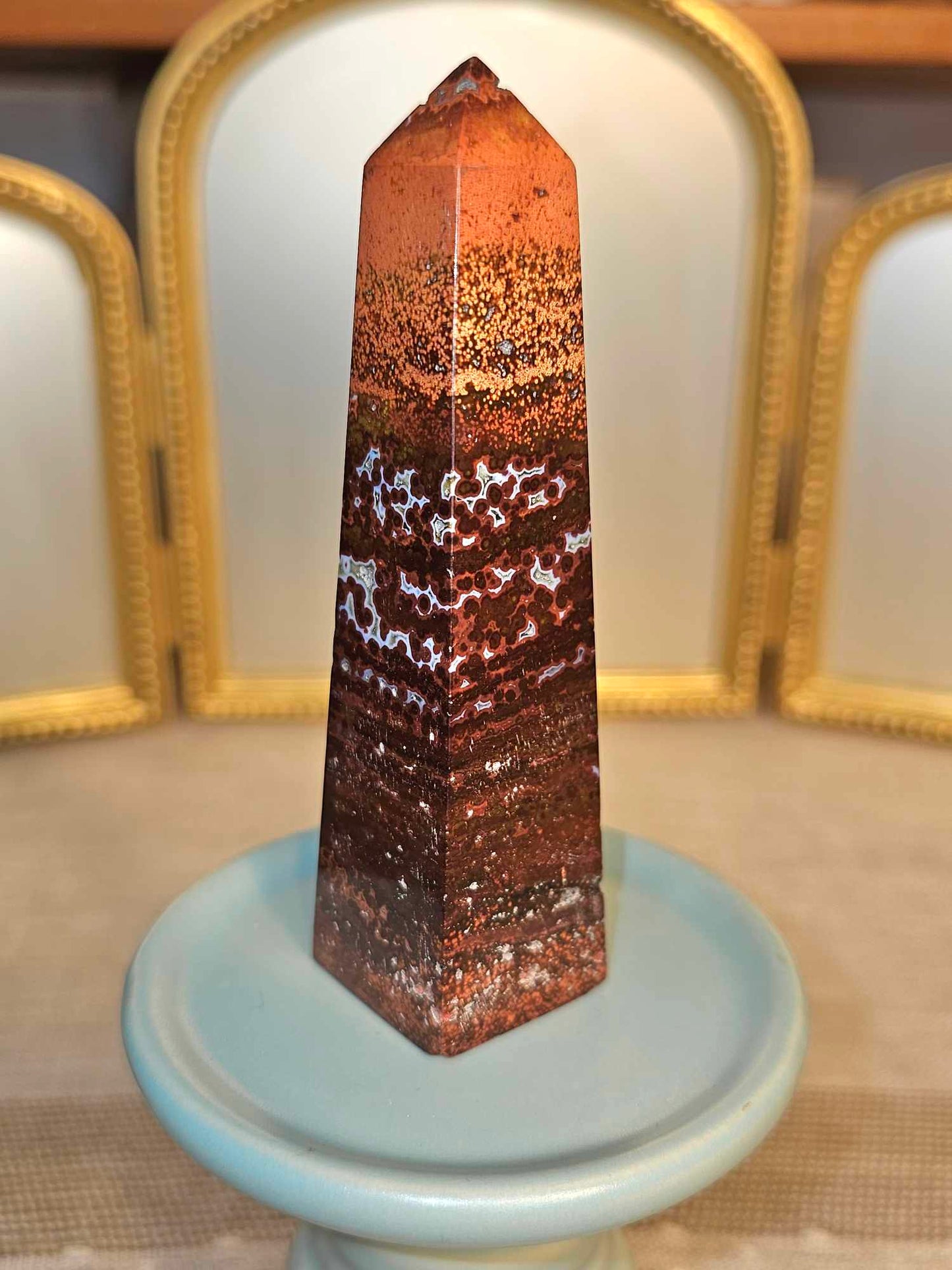 Mini Red Jasper Tower