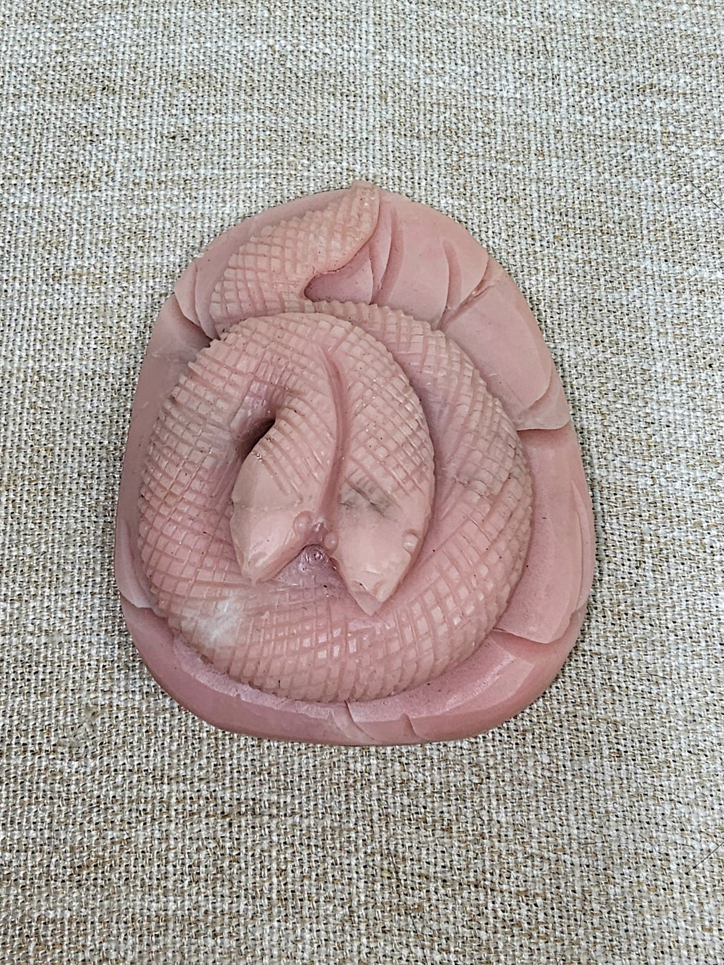 Pink opal double headed snake